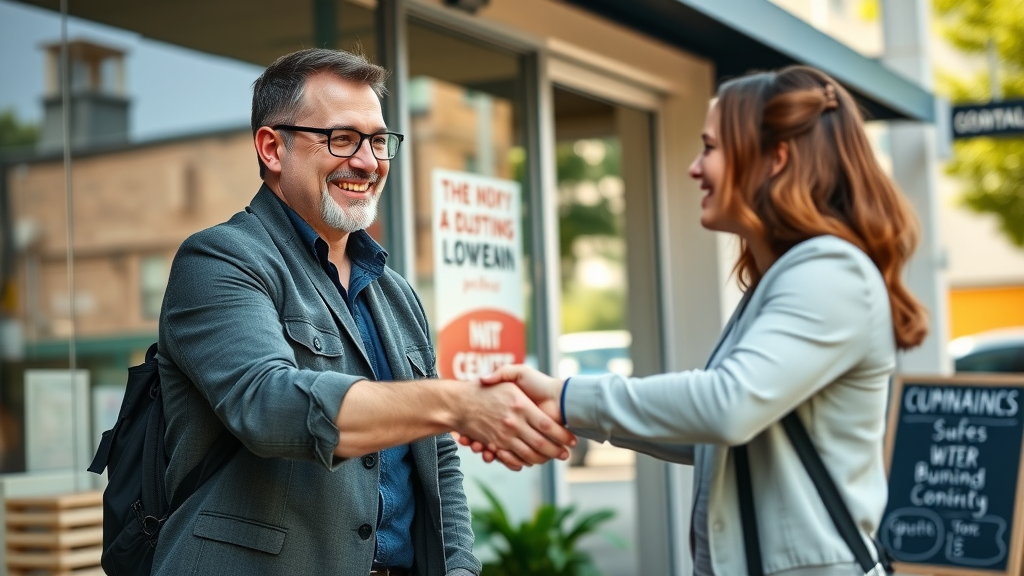 Local business owner partnership for link building and local authority SEO