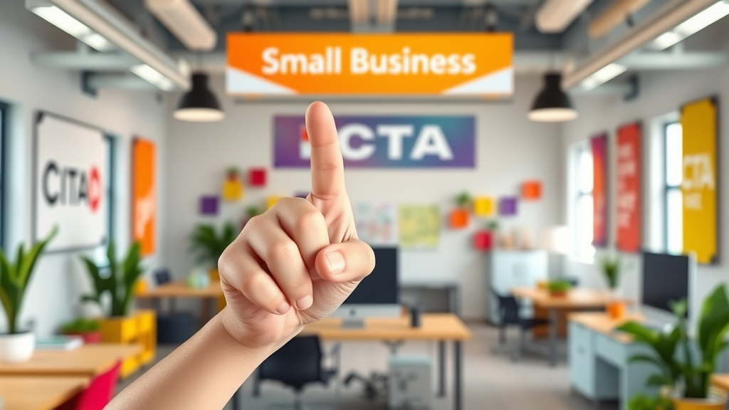 Colorful CTAs featured on a friendly small-business mobile site demo, showcasing top call-to-action design for mobile-friendly local business websites