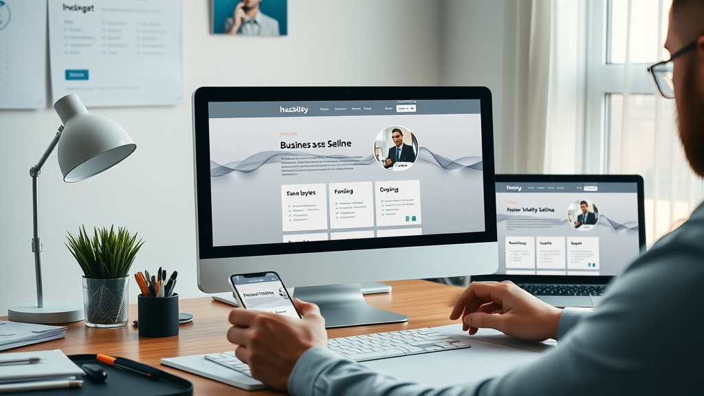 business website design clear contact information mobile responsive